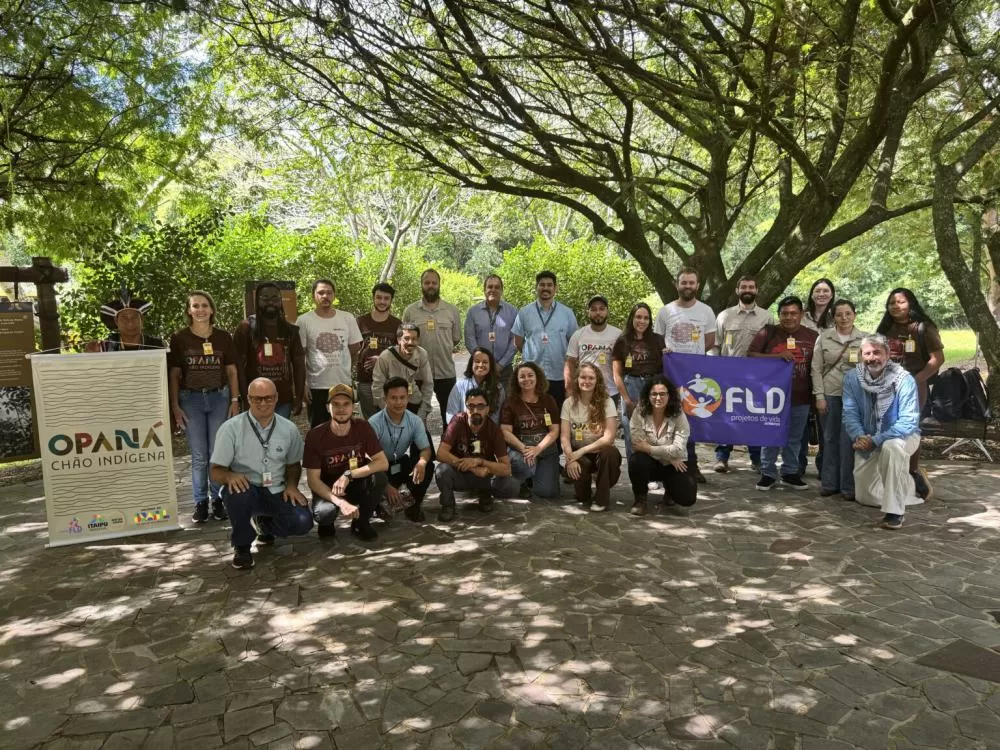 Equipe do projeto Opaná: Chão Indígena. Foto: Fábio Conterno.