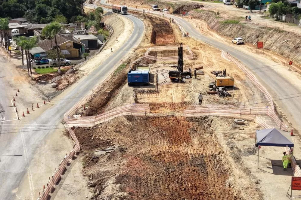 Restauração em concreto da PR-151 entre Ponta Grossa e Palmeira chega perto de 50%