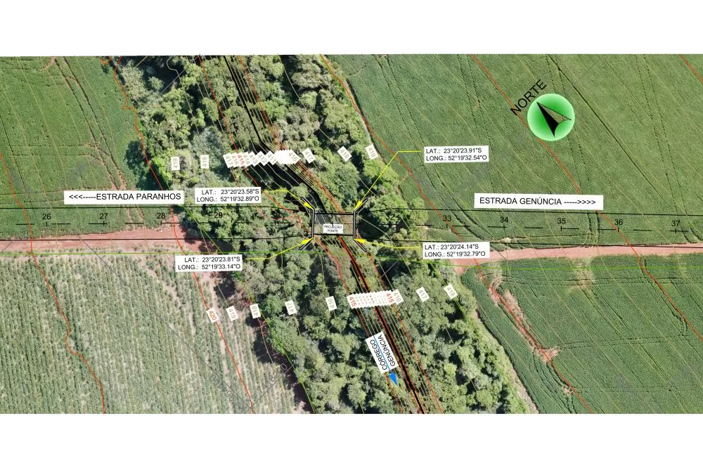 Floraí e Estado vão construir nova ponte para ligar estradas municipais na área rural