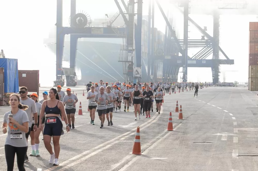 Alta procura esgota inscrições da Corrida do Porto 2026 em tempo recorde Foto: Claudio Neves/Portos do Paraná