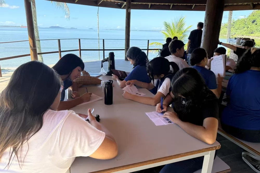 Escola do Mar começa a receber atividades com alunos do Litoral e impulsiona o turismo Foto: Juliano Antoceveiz