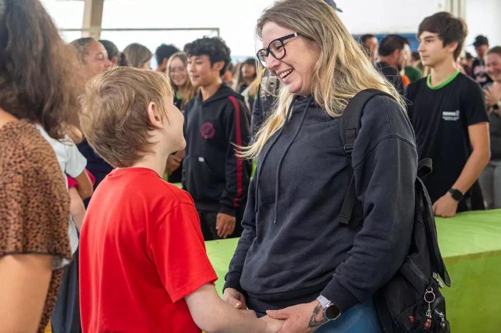 Dia da Escola integra famílias e equipes em unidades do Parceiro da Escola Foto: Hugo Silveira
