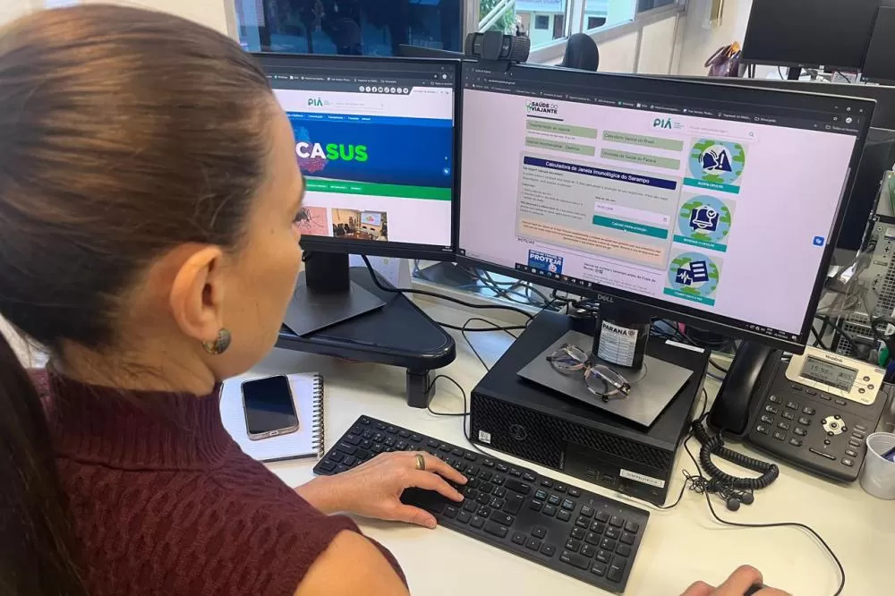 Saúde lança calculadora digital para auxiliar viajantes na prevenção contra o sarampo Foto: SESA
