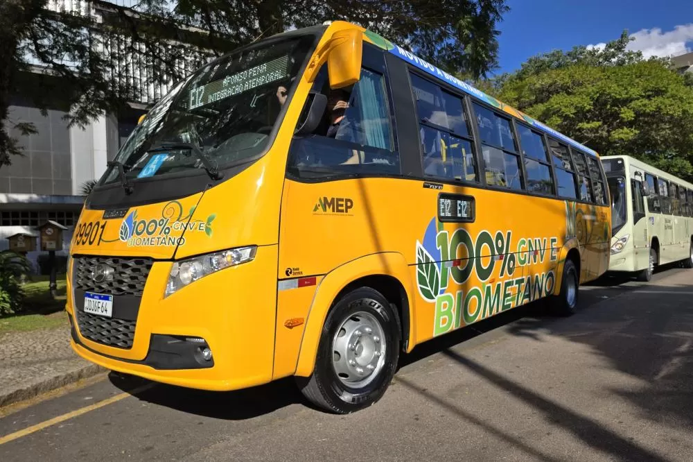 Amep inicia testes com ônibus movido a GNV e biometano em linha metropolitana Foto: Amep