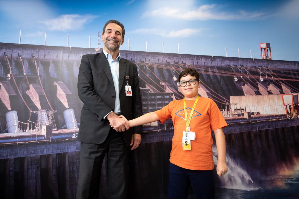 Diretores Enio e Miguel. Foto: Rubens Fraulini/Itaipu.