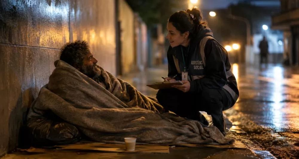 São 70 vagas a mais para atender demanda durante o inverno. (imagem gerada por IA)
