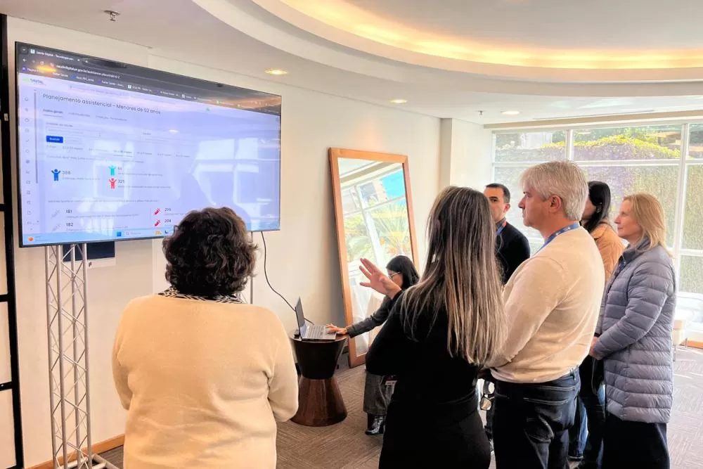 Paraná apresenta plataforma digital de monitoramento em saúde em evento nacional Foto: SESA