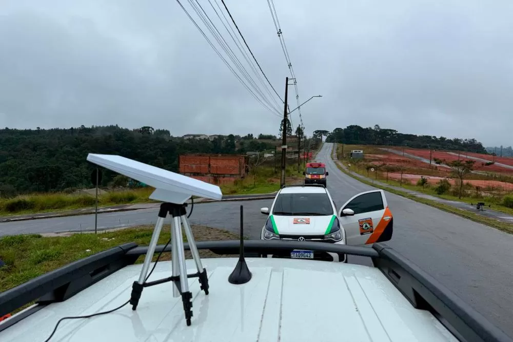 Equipamentos de internet portátil aprimoram vistorias da Defesa Civil Foto: Defesa Civil