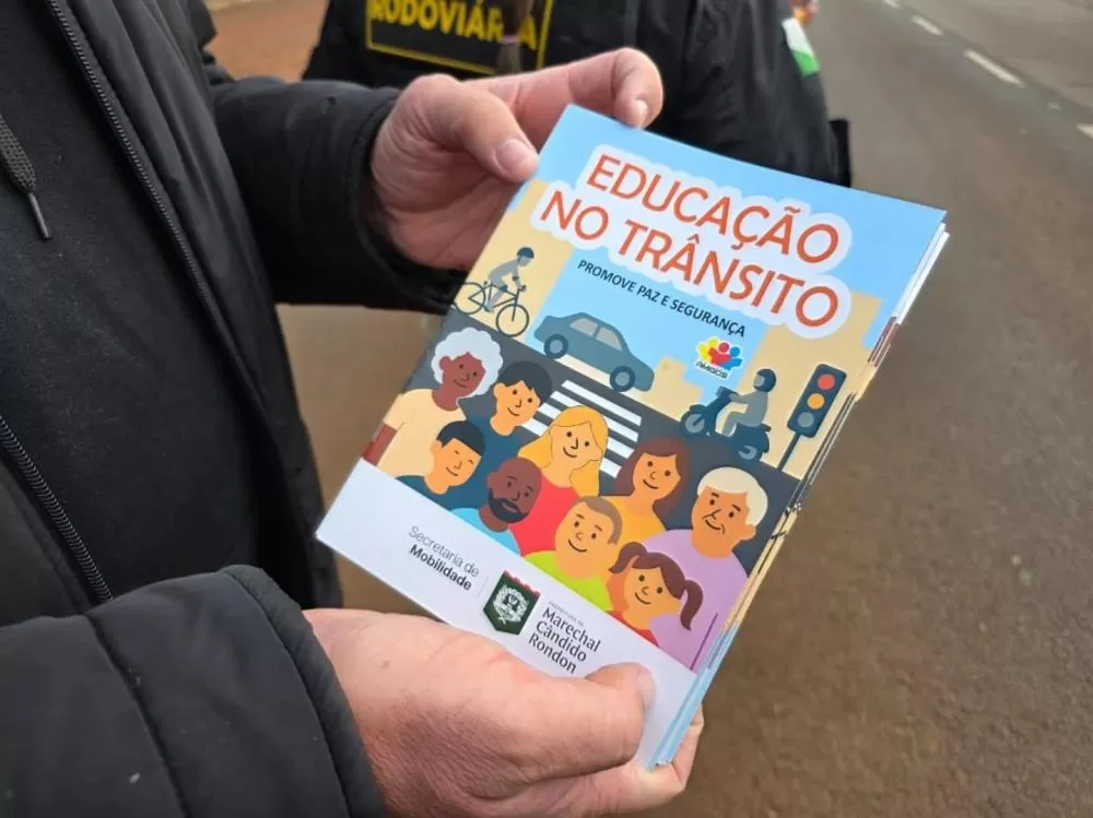 Blitz educativa reforça conscientização no trânsito durante a campanha Maio Amarelo