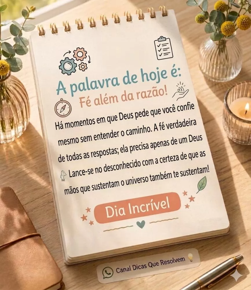A Palavra de Hoje É: