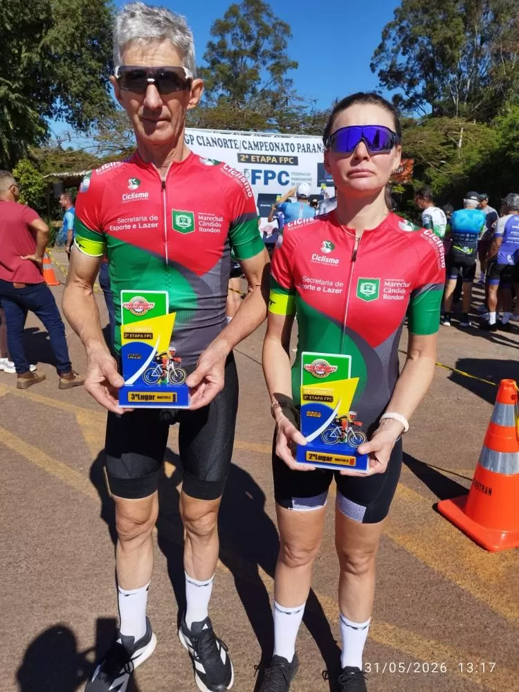 Ciclistas rondonenses conquistam bons resultados na 2ª etapa do Campeonato Paranaense de Ciclismo de Estrada