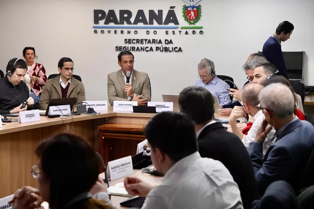 Paraná sedia seminário internacional do BID de combate ao crime organizado Foto: Ricardo Almeida/SESP