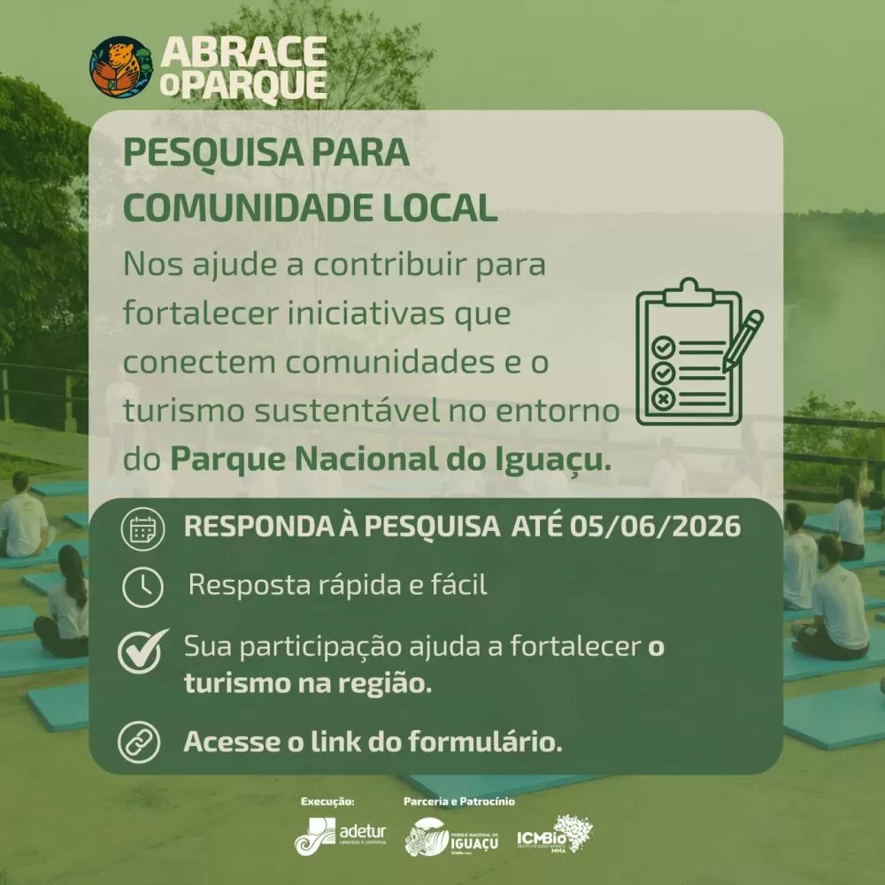 Pesquisa busca identificar demandas das comunidades do entorno do Parque Nacional do Iguaçu