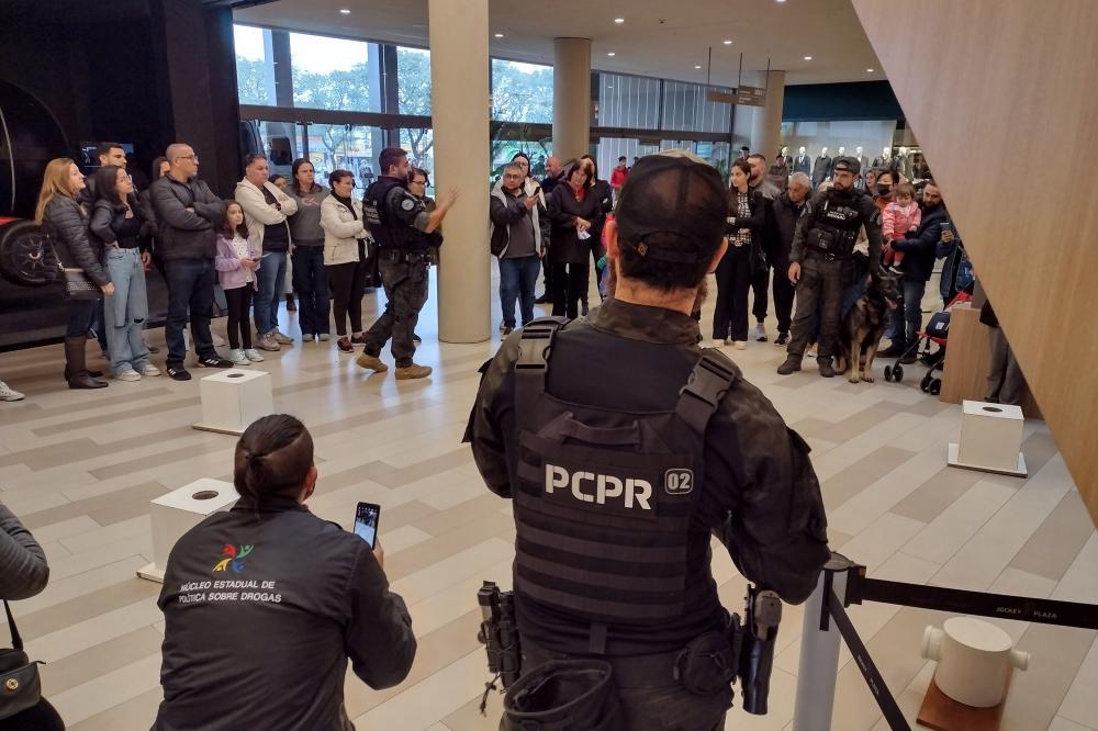 PCPR promove evento de conscientização sobre drogas na Capital Foto: PCPR