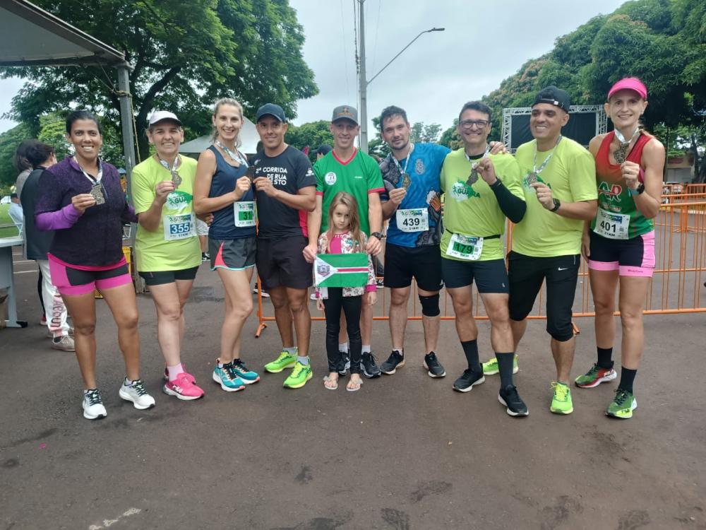 Associados da Acorre Rondon marcaram presença na Meia Maratona de Guaíra, no domingo (26)