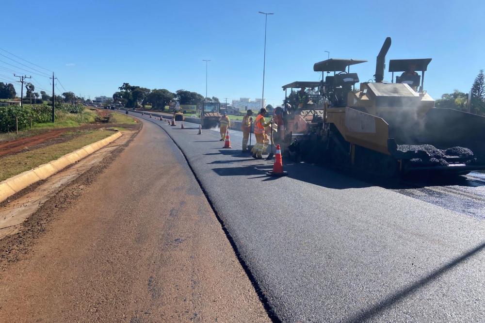 Com novos viadutos prontos, duplicação da BR-277 em Cascavel chega a 70,8% de conclusão Foto: DER-PR