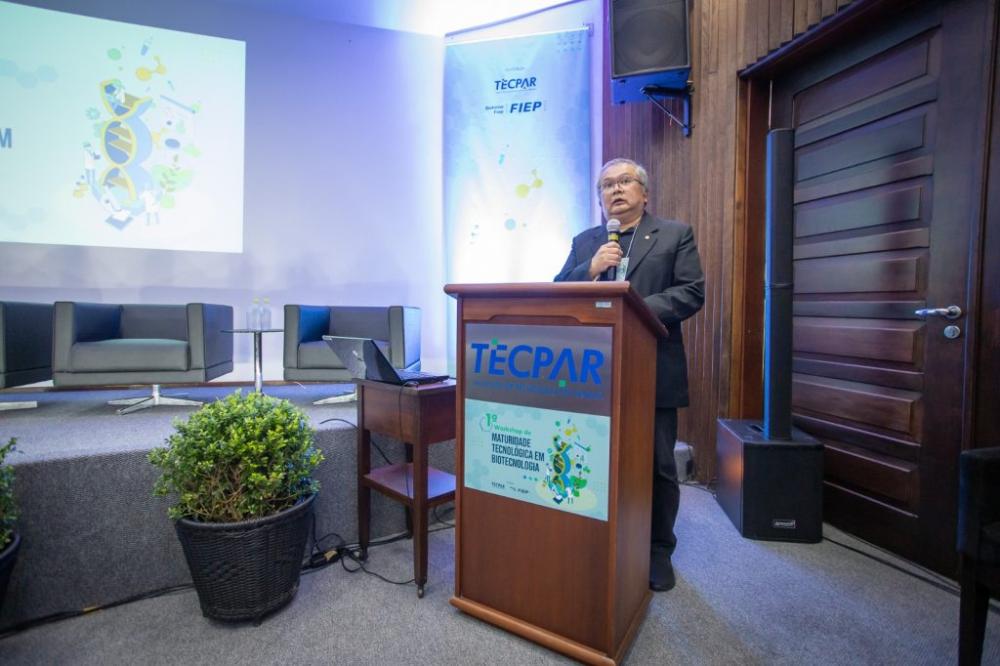 Lucio Kamiji, diretor da Fiep, salientou apoio da entidade ao setor de biotecnologia (Foto: Gelson Bampi)