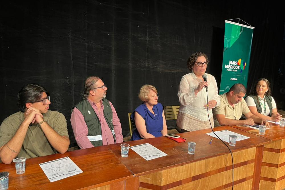 Profissionais do Programa Mais Médicos participam de acolhimento no Paraná Foto: SESA-PR