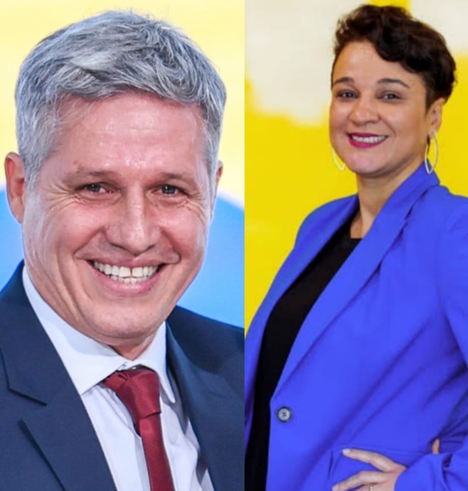 O ministro Paulo Teixeira e a presidente do Banco do Brasil, Tarciana Medeiros, que estarão nesta segunda no Show Rural Crédito: Assessoria’