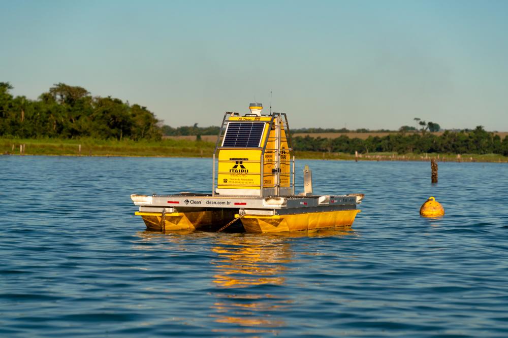 Estação autônoma de monitoramento. Foto: Alexandre Marchetti/Itaipu Binacional. 
