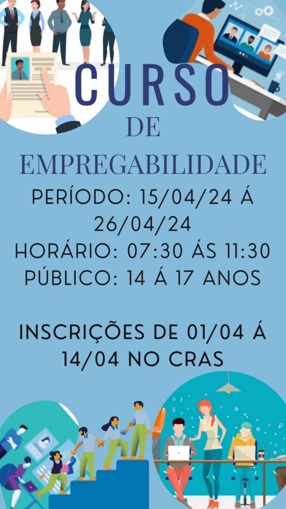 Prefeitura de Santa Helena oferece no CRAS, curso de Empregabilidade com foco no público jovem