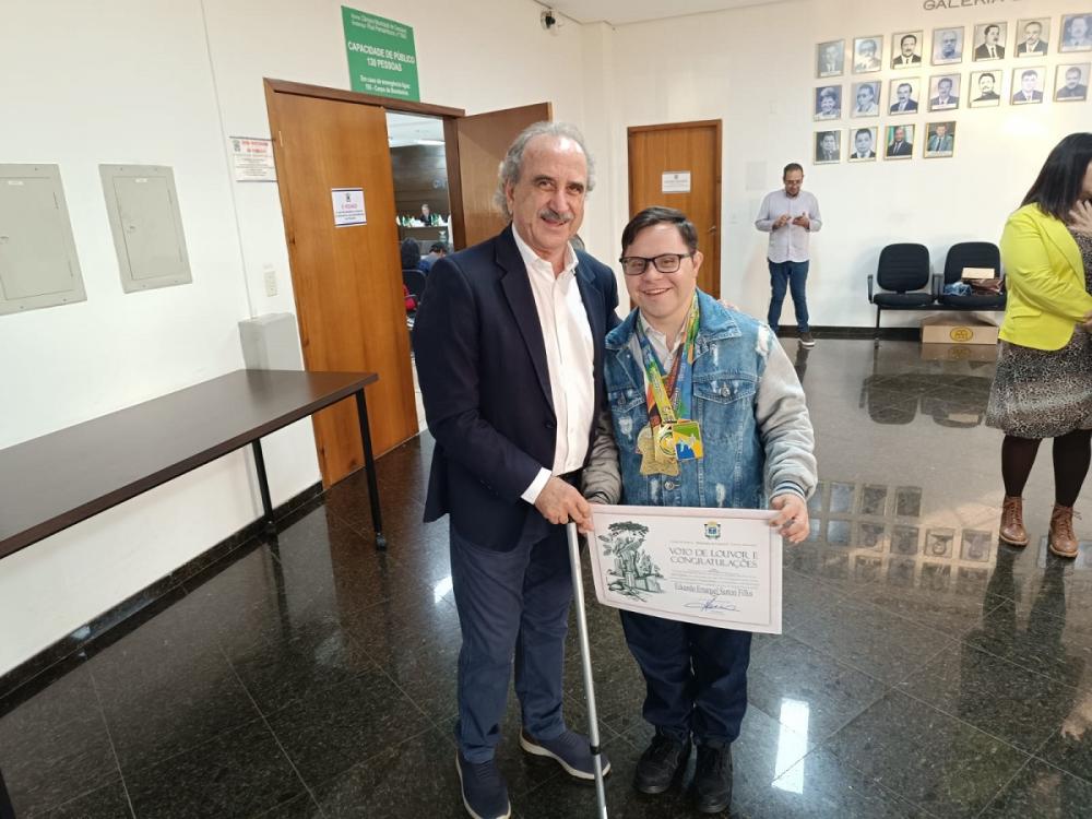 O Eduardo é um dos atletas que tão bem representa Cascavel