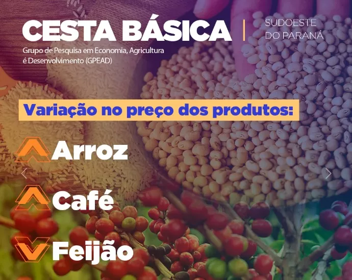 Unioeste: Café, leite e tomate passam por elevações no custo da Cesta Básica de Alimentos