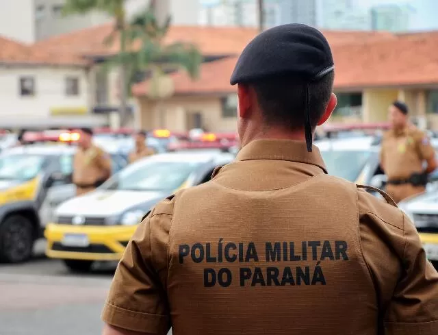  Integrantes da Polícia Militar do Estado do Paraná (PM-PR). Foto: Agência Estadual de Notícias (AEN)
