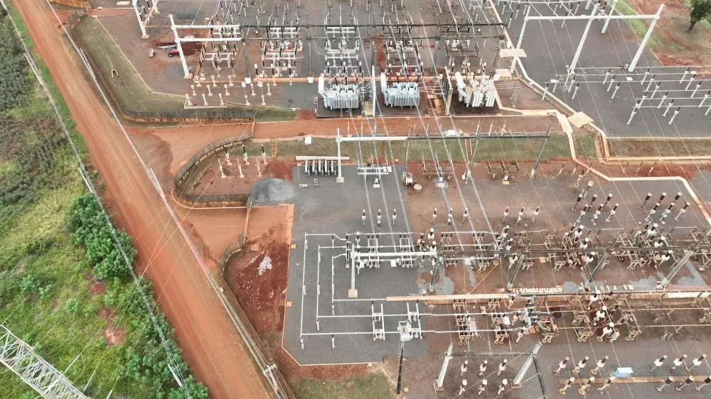 Copel conclui obra que dobrou a potência dos transformadores na Subestação Guaíra Foto: Copel