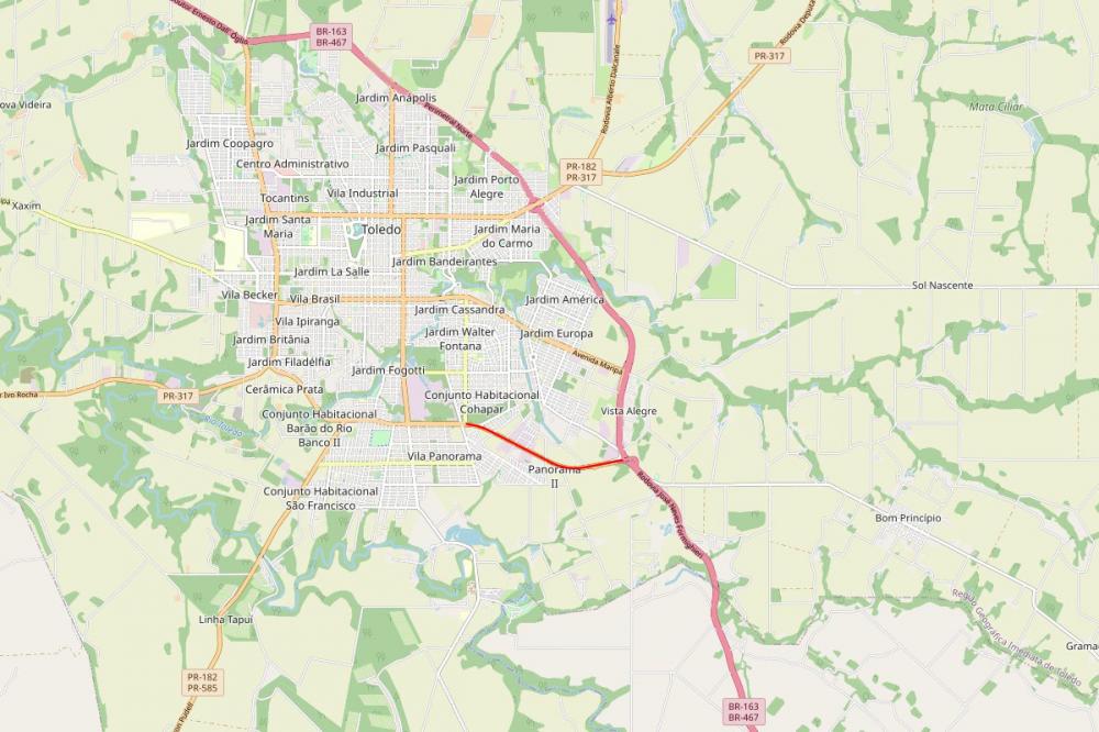 Licitação para duplicar rodovia em Toledo inicia fase de habilitação Foto: DER-PR