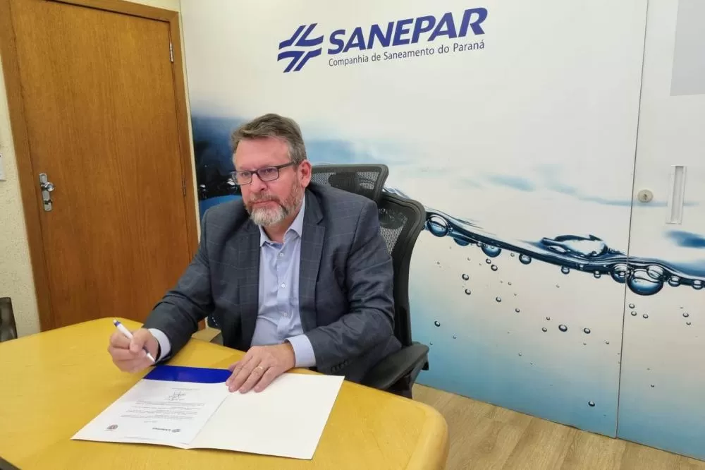 Novos diretores tomam posse na Companhia de Saneamento do Paraná - Diretor-presidente da Sanepar, Wilson Bley Lipski Foto: Sanepar