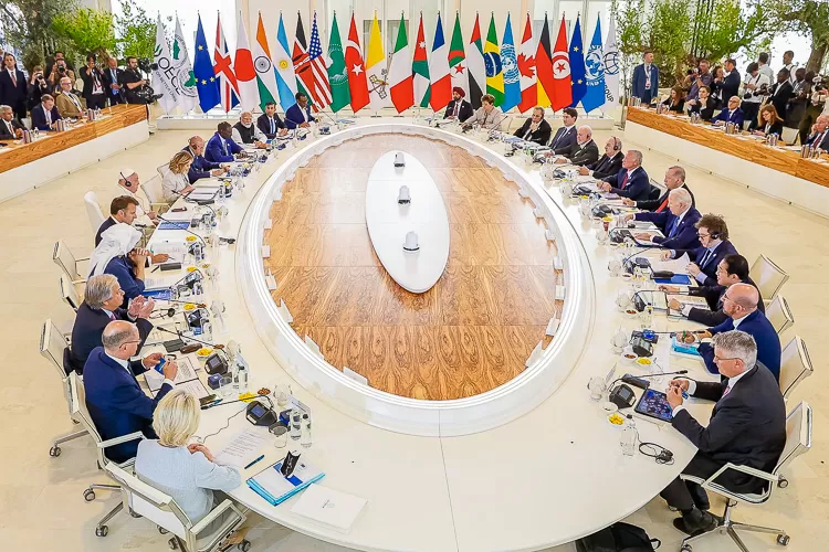 Diante das potências mundiais, Lula e Papa Francisco demonstraram sintonia Foto: Ricardo Stuckert/PR
