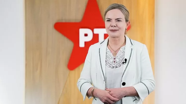 Gleisi Hoffmann, presidenta Nacional do Partido dos Trabalhadores