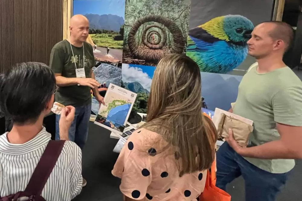 Paraná apresenta cultura, gastronomia e natureza do estado no Salão Nacional do Turismo Foto: SETU