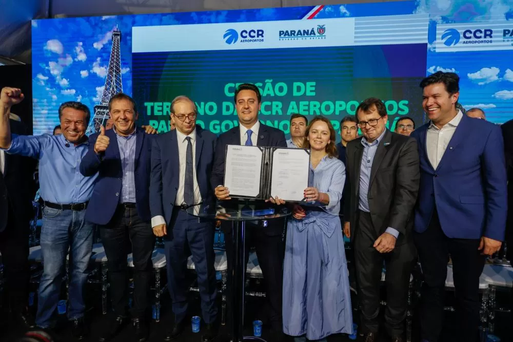 Paraná firma parceria com Centre Pompidou para construção do Museu Internacional de Arte de Foz do Iguaçu Foto: Gabriel Rosa/AEN