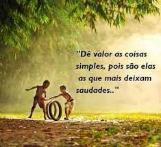 Dar valor as pequenas coisas e momentos