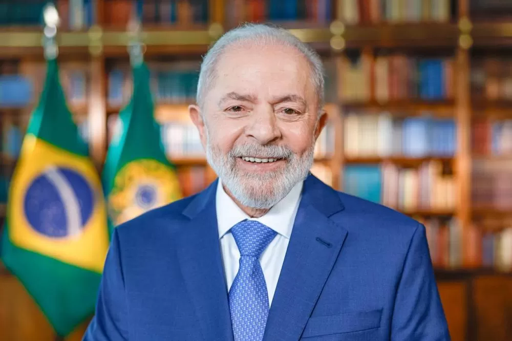 "Queremos um Brasil que cresça para todas as famílias brasileiras", afirmou Lula, no pronunciamento. Ricardo Stuckert