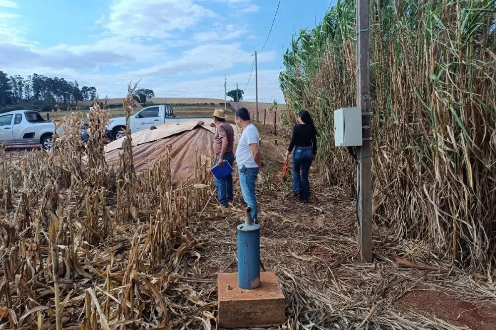Em Jesuítas o poço está perfurado e obras de implantação da rede de água e casa de química devem começar neste mês Foto: Sanepar