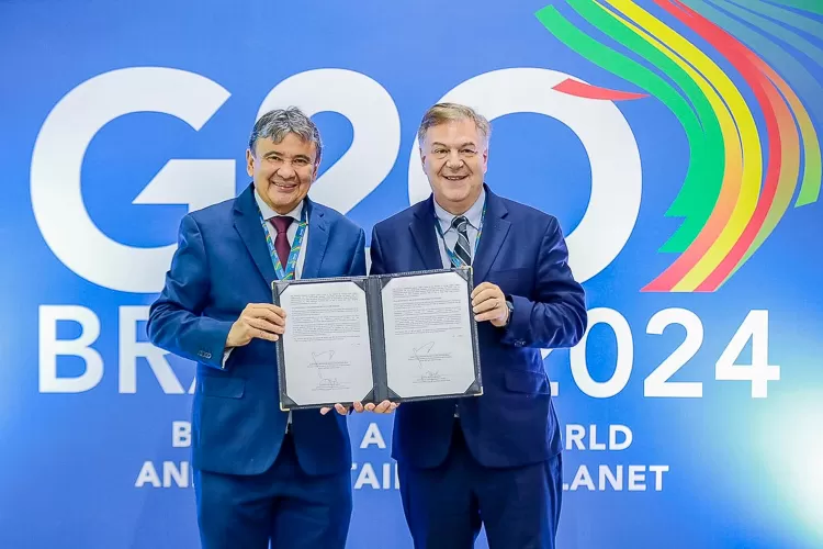 Wellington Dias e Balaban: unindo esforços no combate mundial às desigualdades Foto: Roberta Aline (MDS)