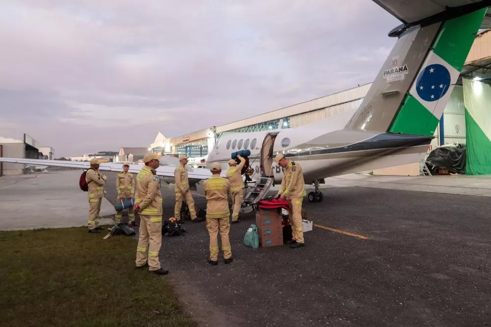 O Paraná envia na manhã desta quarta-feira (7) uma nova equipe da Força-Tarefa de Resposta a Desastres do Corpo de Bombeiros Militar do Paraná (CBMPR) para o Mato Grosso do Sul. Foto: Geraldo Bubniak/AEN