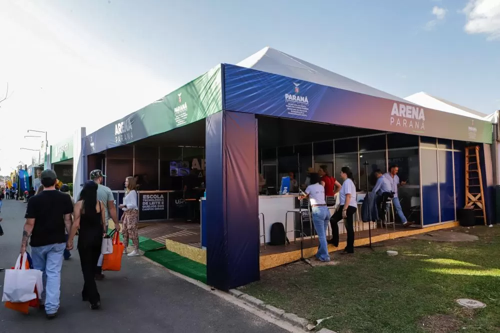 Castro, 06 de agosto de 2024 - Arena Paraná no Agroleite em Castro, nos campos gerais. Foto: Roberto Dziura Jr/AEN