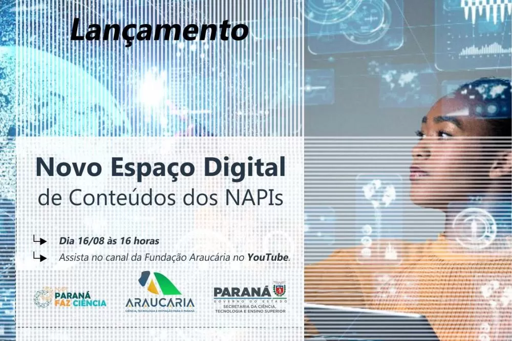 Fundação Araucária lançará espaço digital com informações acessíveis sobre os NAPIs Foto: Fundação Araucária