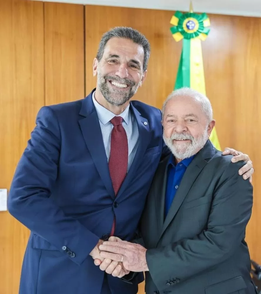 Lula e Enio. Crédito: Divulgação.