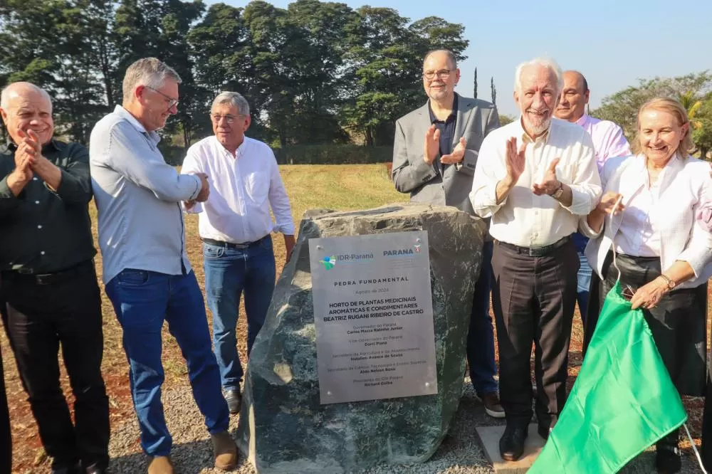 Darci Piana lança horto de plantas medicinais, aromáticas e condimentares em Londrina Foto: Igor Jacinto/Vice-Governadoria
