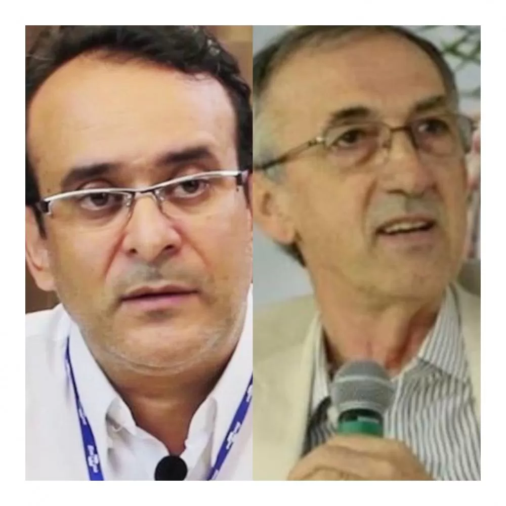 Legenda: Os doutores Marco Antonio Nogueira e Elmar Floss Crédito: Assessoria