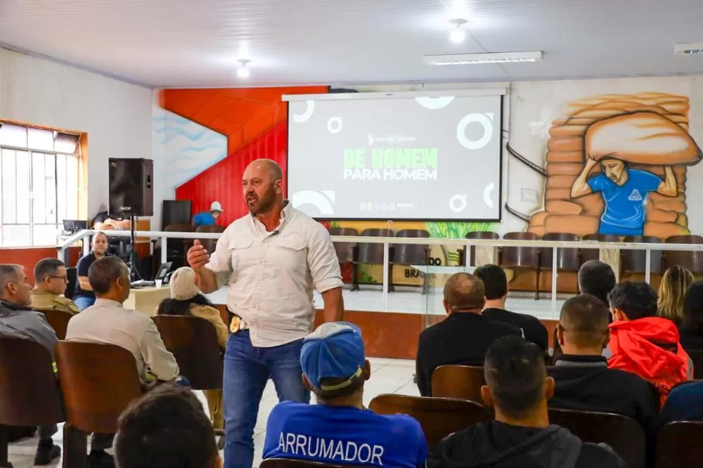 Projeto de conscientização sobre violência contra a mulher já alcançou 8,2 mil homens Foto: Adilson Voinaski Afonso/SESP