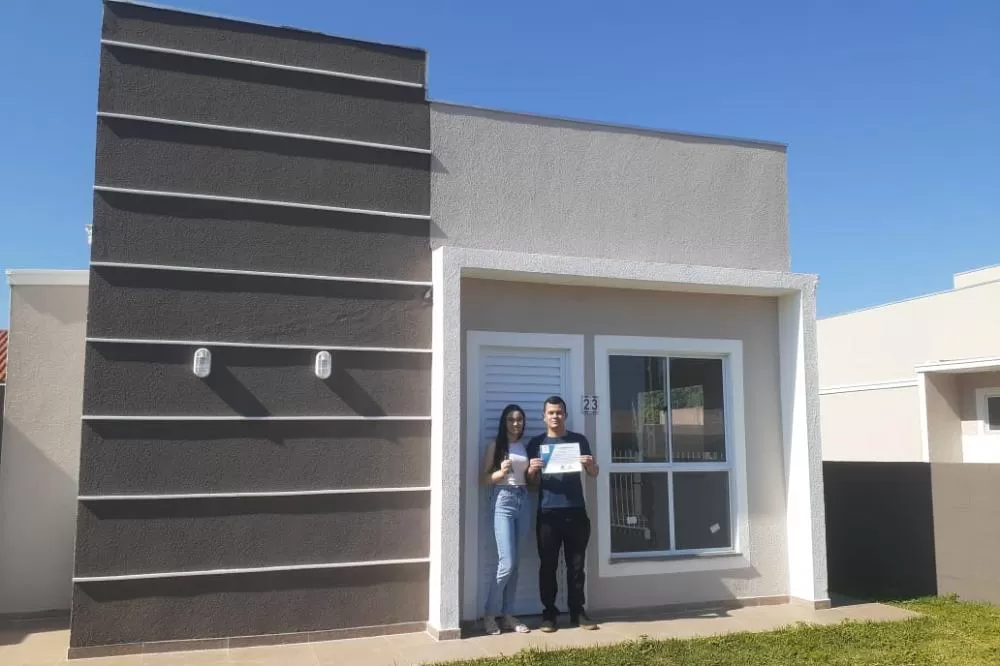 Com recursos estaduais, Cohapar entrega residencial com 47 casas em Foz do Iguaçu Foto: Escritório Regional da Cohapar de Cascavel