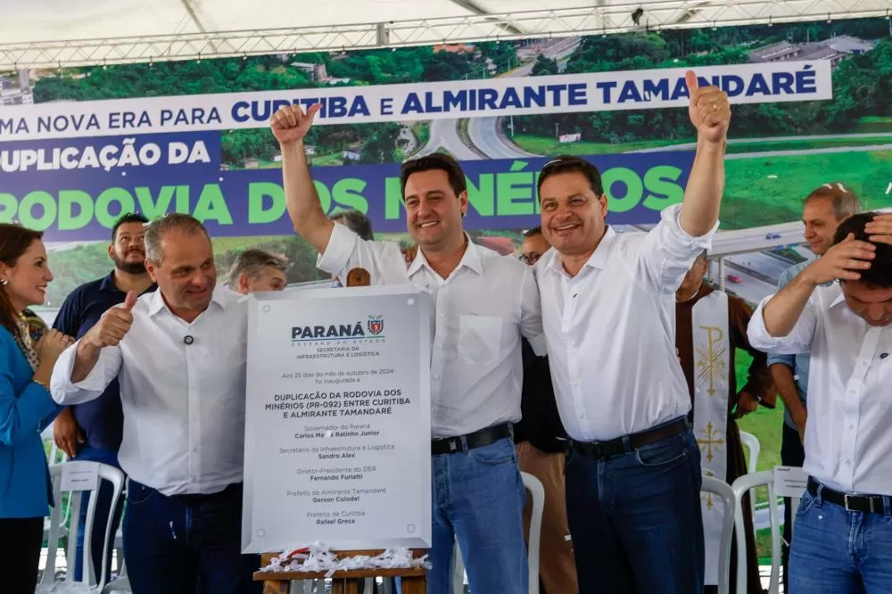 Governador entrega 1º trecho da duplicação da Rodovia dos Minérios e anuncia sequência da obra