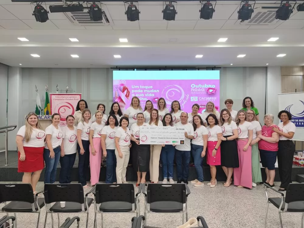 Repasse de Valor Arrecadado da Campanha Outubro Rosa para a UOPECCAN