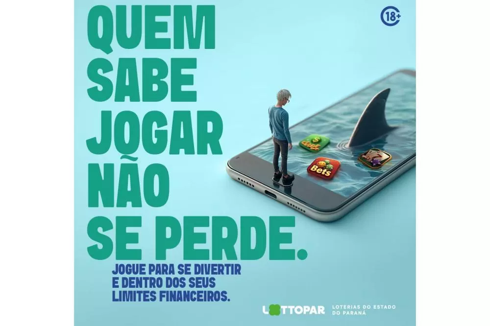 Entretenimento: campanha da Lottopar conscientiza população sobre jogo responsável Foto: Lottopar